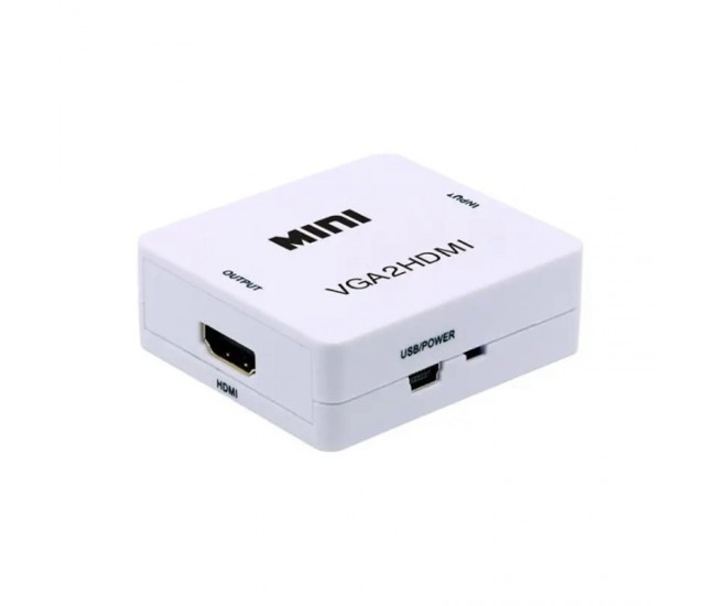 Convertor mini VGA2HDMI / VGA - HDMI - 1080P / HDV-552