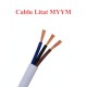 Cablu Electric Litat MYYM Alb 3x1mm/100ml