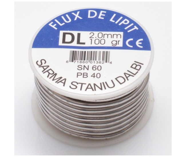 Fludor de Lipit cu pasta ,100g - 2mm , SN60/PB40