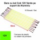 Bara de Led COB 12V Verde, 50cm x 10buc/set