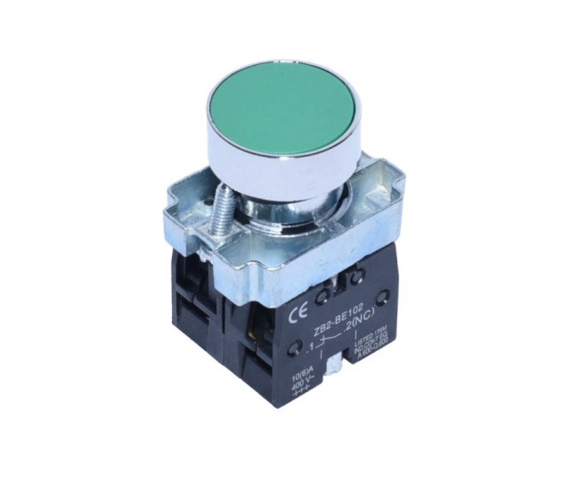 Buton Motor Push BA35 Verde