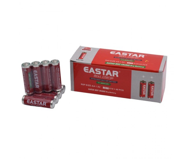 Baterie Eastar R6 - AA 1,5V Nealcalina Heavy Duty - Cutie/40Buc