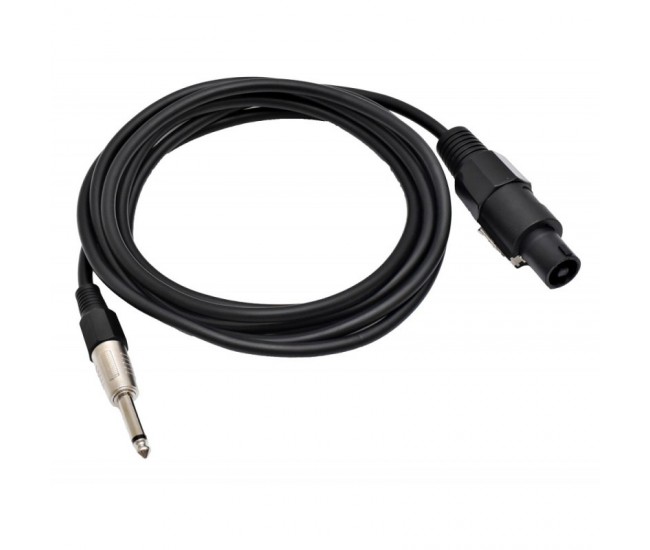 Cablu Audio Jack 6,3 tata MO - Spik-on Tata Prof - 6mm / 3m