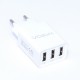 Incarcator Retea - 3 x USB / 3,1A + Cablu Micro USB , TREQA