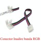 Conector Inadire Banda RGB cu 4 Fire