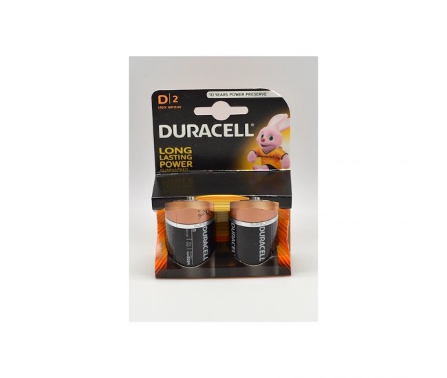 Baterie Alkalina Duracell R20 D 2buc/set