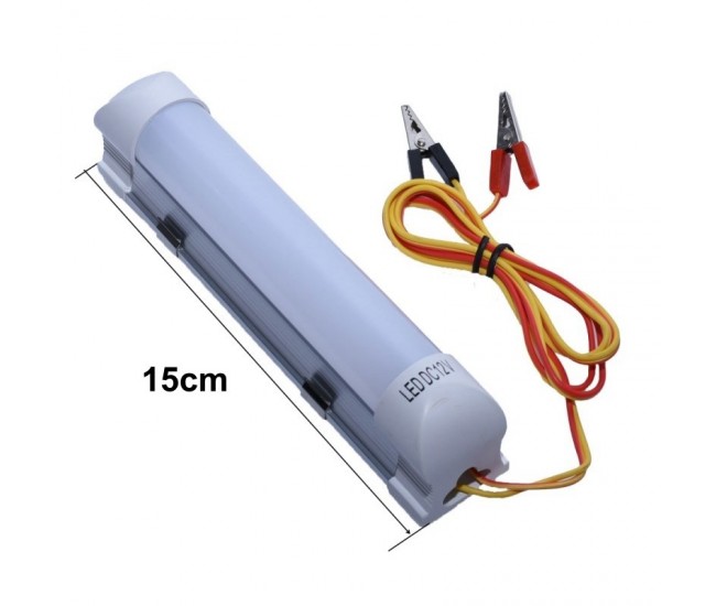 Led T8 - 15cm / 12V - 4W cu Clești