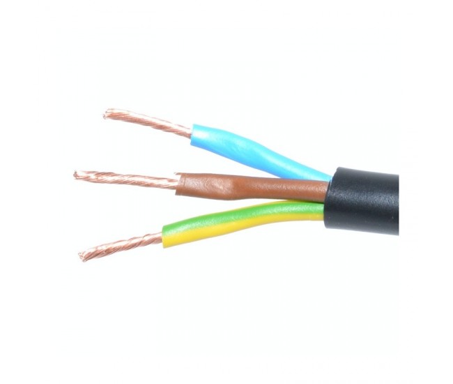 Cablu Electric 3x1,5mm MYYM Litat (Negru)