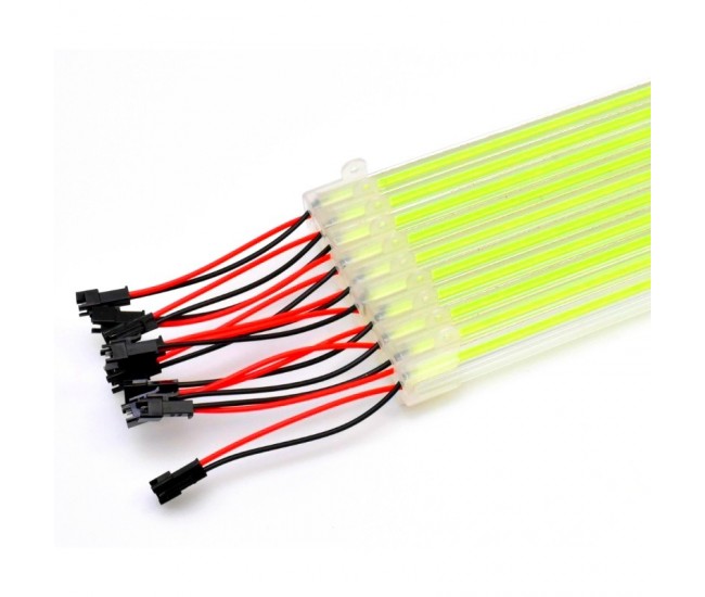 Bara de Led COB 12V Verde, 50cm x 10buc/set