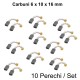 Perii Colectoare Carbuni 6x10x16 cu Arc - © / 10Set/Punga