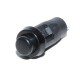 Push Buton Negru Revenire 12x32mm