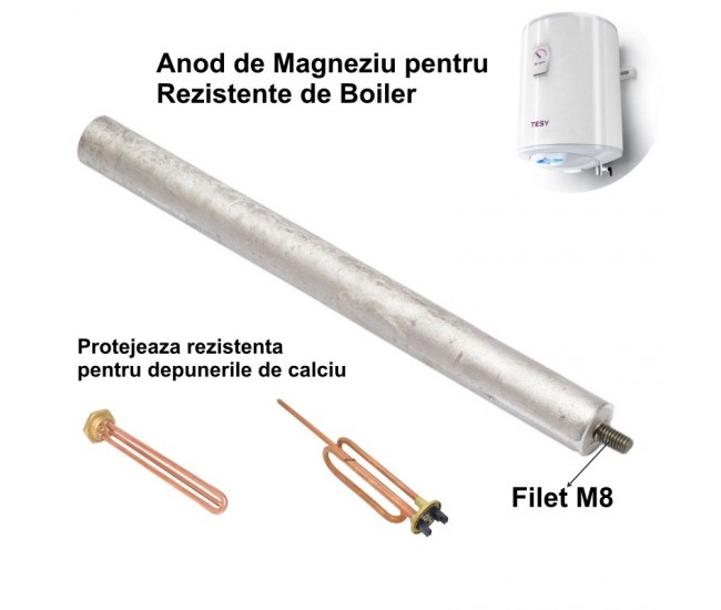 Anod M8 de Magneziu pentru Boiler Electric