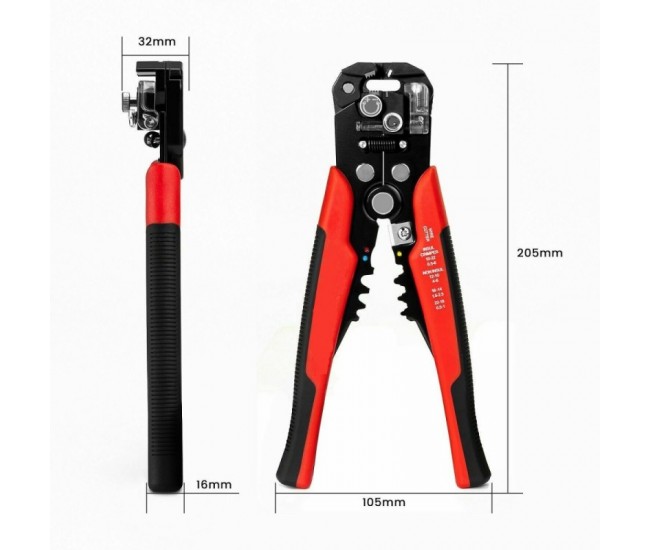 Cleste Profesional 3 in 1 Dezizolat, Sertizat, Taiere NO-1807