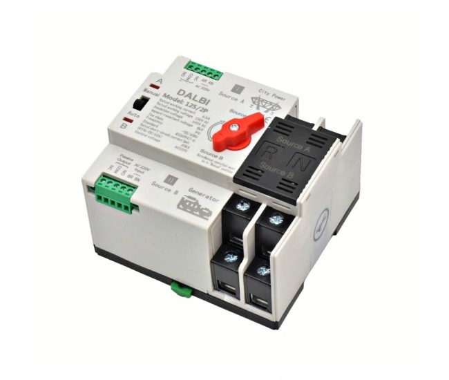 Comutator Automat de Transfer Generator / Retea - ATS 2P - 230V AC / 63A