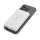 Baterie Externa 5000mAh, Power Bank Slim - Magnetic Wireless 15W, Usb /  TR-966 / Alb