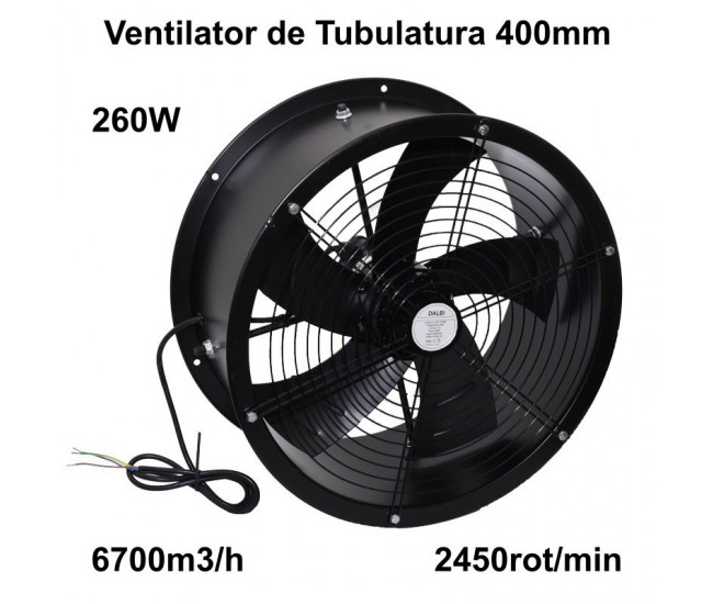 Ventilator Axial de Tubulatura 400mm / 260W - YWF-400