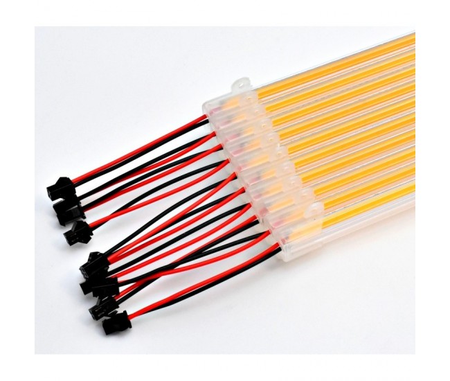 Bara de Led COB 12V Alb-Cald 3500K, 50cm x 10buc/set