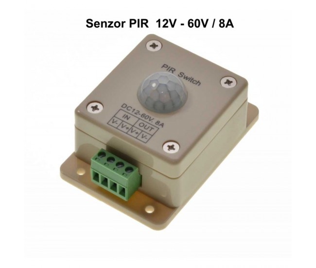 Senzor PIR 12V-60V/8A