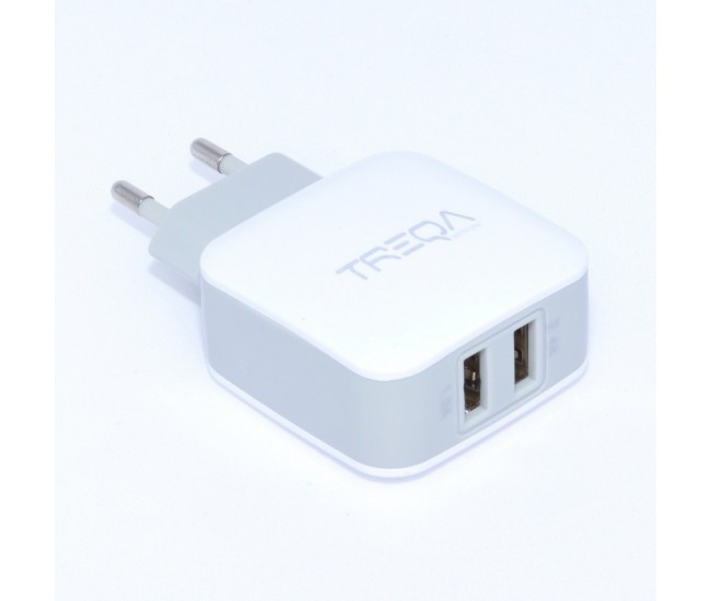 Incarcator Retea - 2 x USB / 2,4A TREQA