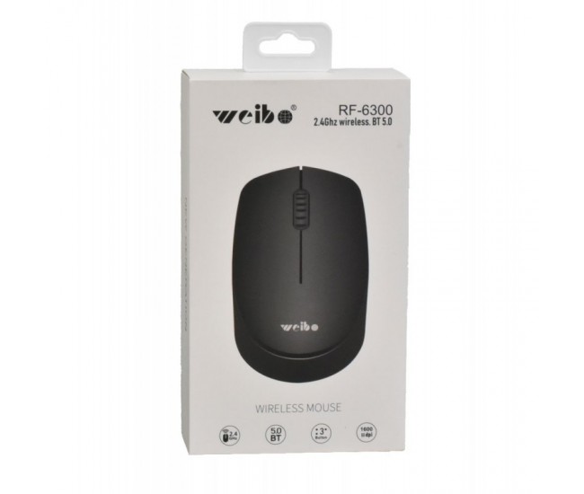 Mouse Optic Wireless RF - 6300 Weibo 1600DPI