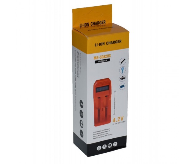 Incarcator Digital LI-ion 2 x 3,7V cu USB