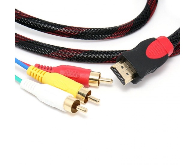 Cablu HDMI-3 RCA Audio AV/1,5m