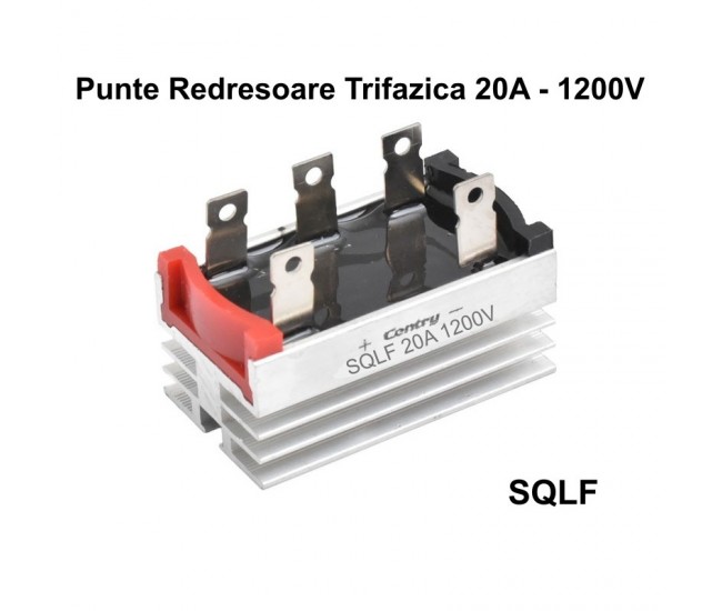 Punte Redresoare Trifazica 20A - 1200V / SQLF-2012