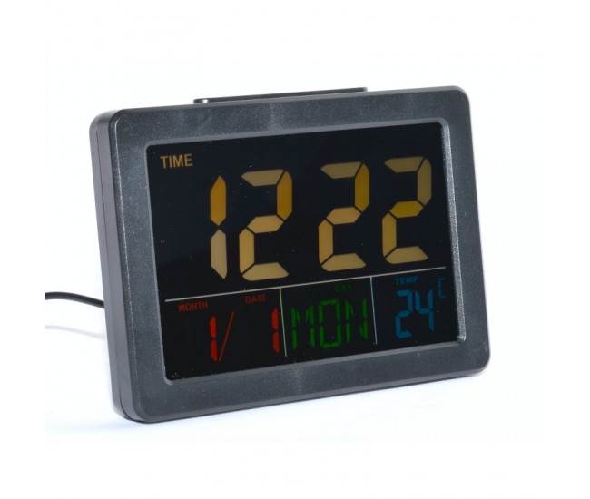 Ceas Electronic LCD GH-2000WJ Negru