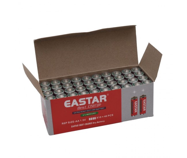 Baterie Eastar R6 - AA 1,5V Nealcalina Heavy Duty - Cutie/40Buc