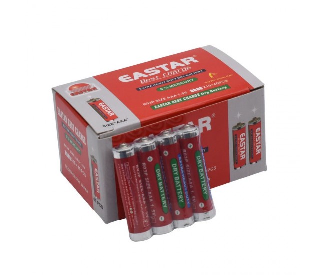 Baterie Eastar R3 - AAA 1,5V Nealcalina Heavy Duty - Cutie/40Buc