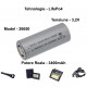 Acumulator LifePo4 - 26650 / 3,2V-3400mAh