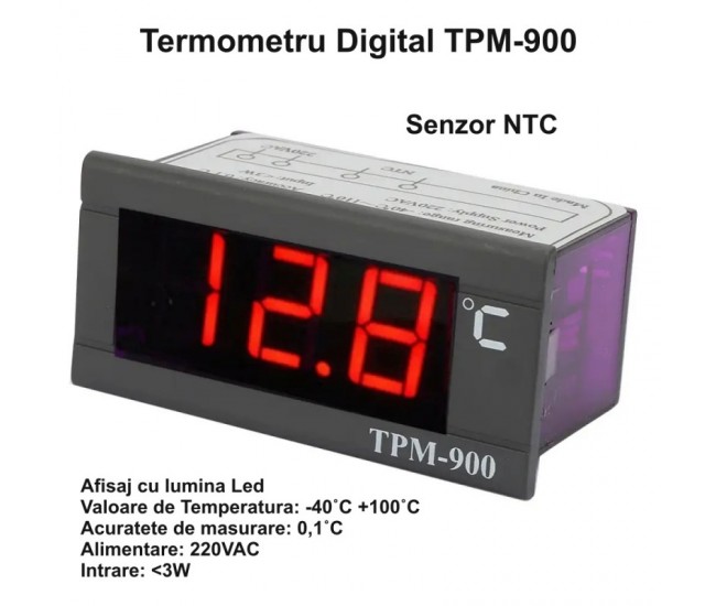 Termometru Digital TPM-900 / -40˚C +110˚C