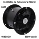 Ventilator Axial de Tubulatura 200mm / 65W - YWF-200