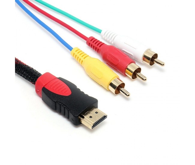 Cablu HDMI-3 RCA Audio AV/1,5m