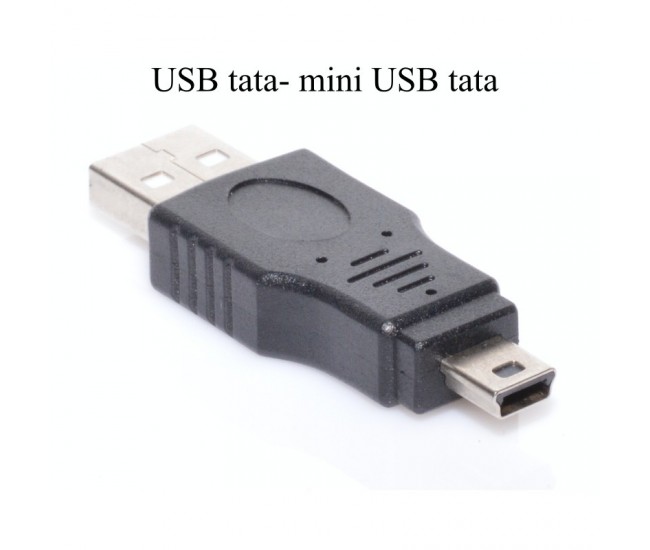 Adaptor Mini USB tata la USB tata