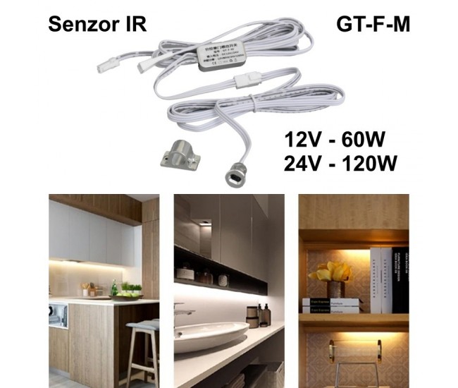 Senzor IR 10mm pentru Mobila 12V-60W / 24V-100W / GT-F-M