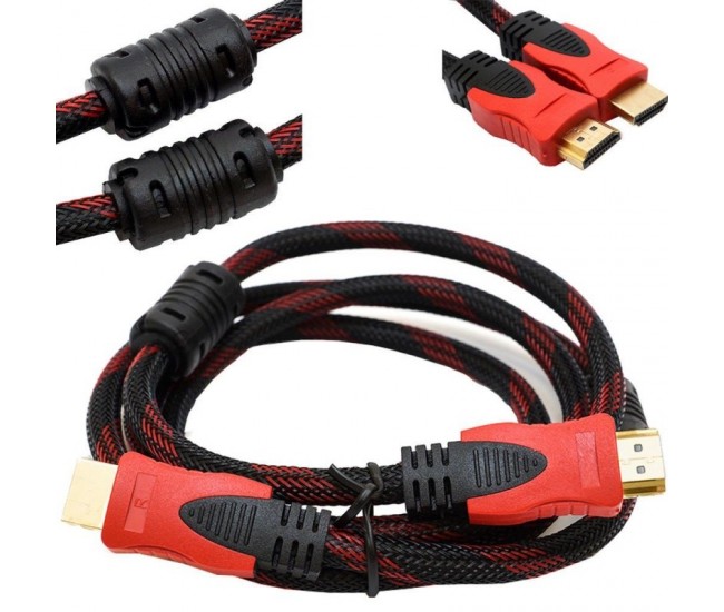 Cablu Video HDMI Panzat cu Filtre V1.4 / 3m