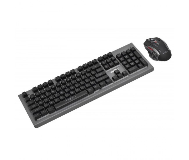 Set Gaming Tastatura si Mouse cu Leduri RGB si USB / WB-595