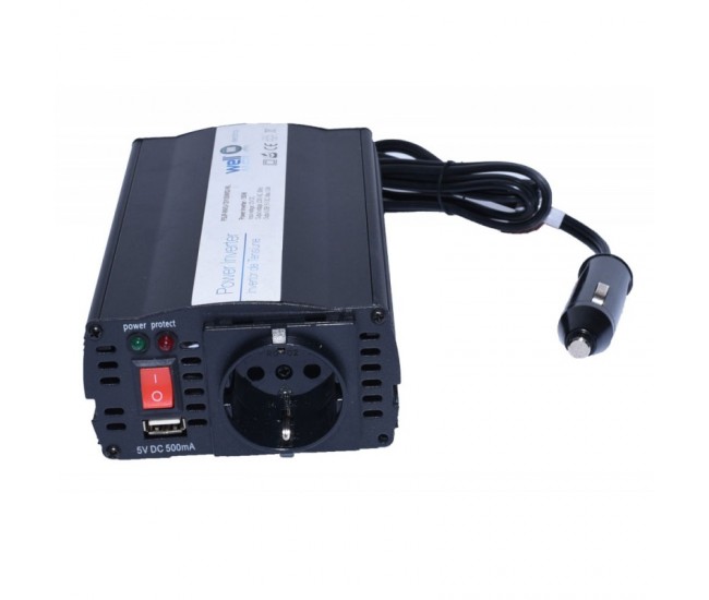 Invertor Auto 150W, 12V-220V + USB