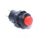 Push Buton cu Retinere Roșu 12x28mm