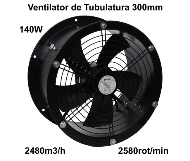 Ventilator Axial de Tubulatura 300mm / 140W - YWF-300