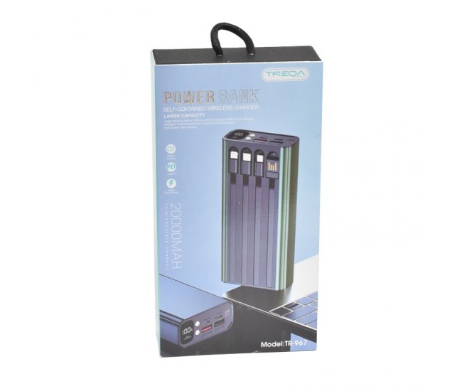 Baterie Externa 20000mAh, 11 in 1 Super-Fast, PD 100W, Usb, Iphone, Micro, Power-Bank TR-967