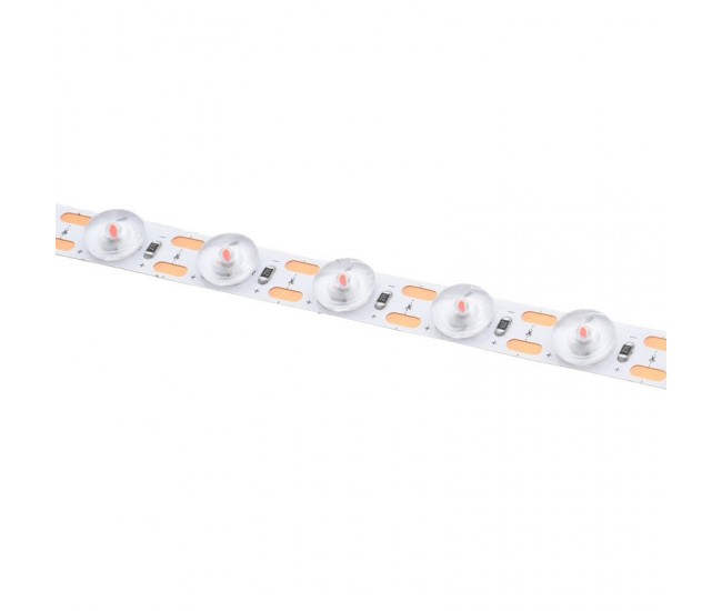 Banda Led 2835 cu Lupa - 24V - 480Led - 220W, IP20 Lumina Rosu, Rola/10ml