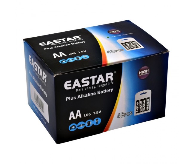 Baterie Eastar R6 - AA 1,5V Alcalina High Performance - BL/4Buc