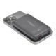 Baterie Externa 5000mAh, Power Bank Slim - Magnetic Wireless 15W, Usb /  TR-966 / Negru