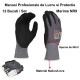 Manusi de Lucru Profesionale cu Nitril NR9.  - 12 buc/set