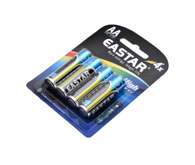 Baterie Eastar R6 - AA 1,5V Alcalina High Performance - BL/4Buc