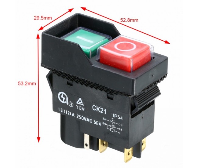 Intrerupator AC3 Electromagnetic 5P CK-1 / 15A