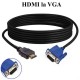 Cablu Video HDMI la VGA / 3m