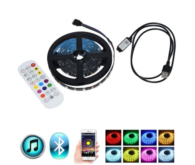 Kit Tv RGB Banda Led RGB cu Bluetooth